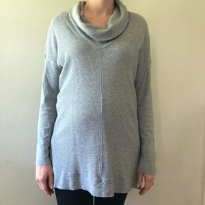 Splendid Cowl Neck Maternity Pull Over Gray